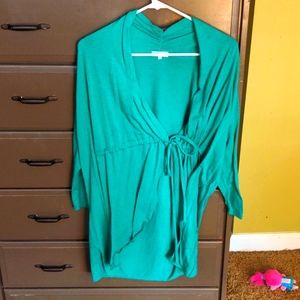 Kiyonna tie-front drape/jacket, 1X, NWOT